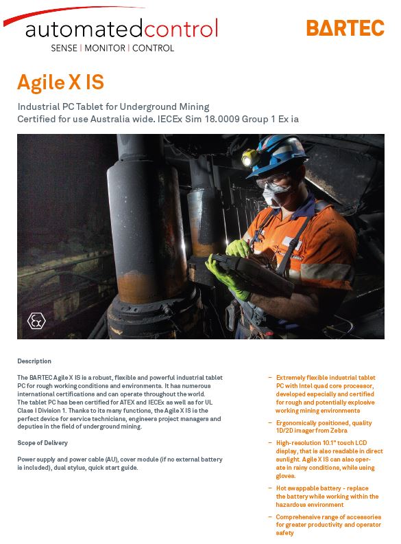 Agile X IS Mining Brochure