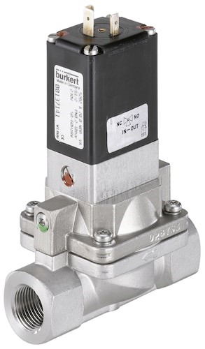 Type 5282 - Servo-assisted 2/2 way valve diaphragm valve